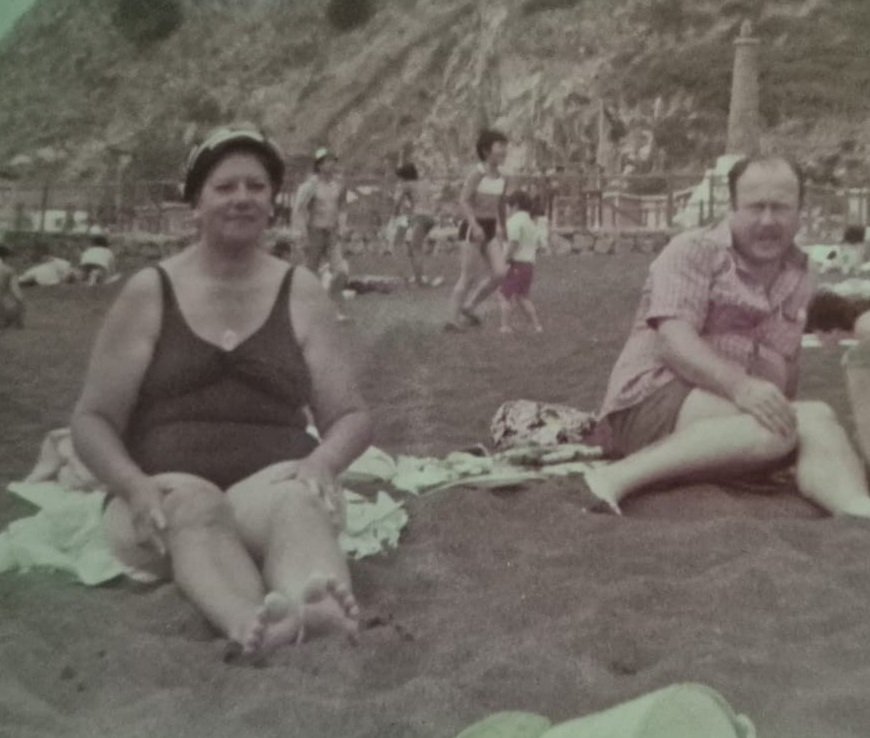 La abuela Zulema y Rogelio Luco Montero